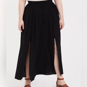 Torrid challis maxi shirt